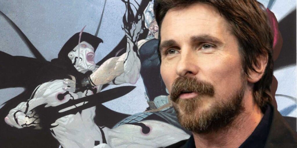Christian Bale playing Gorr the God Butcher in Thor Love and Thunder