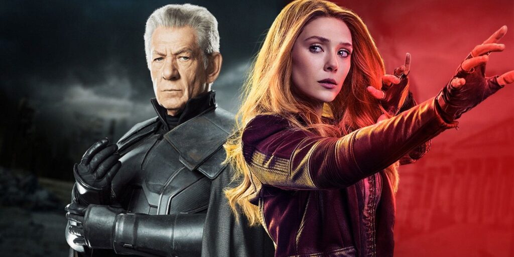 Magneto and Scarlet Witch