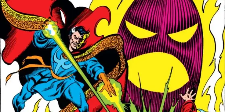 Doctor Strange fights as the disciple of Dormammu in Marvel Comics