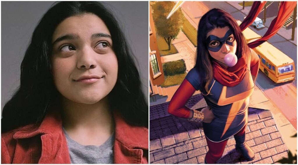 How is Ms Marvel connected to Captain Marvel?