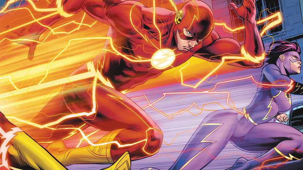 Flash's New Suit in comics